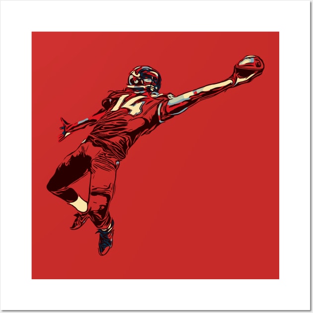 NFL Football Wall Art by FasBytes